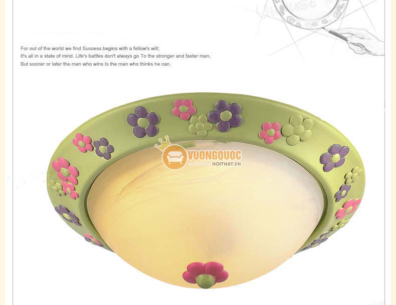 Đèn mâm ốp trần trẻ em dễ thương uhs114-9